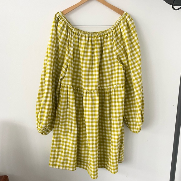 Giddy Up Goods Dresses & Skirts - Slow fashion gingham babydoll dress